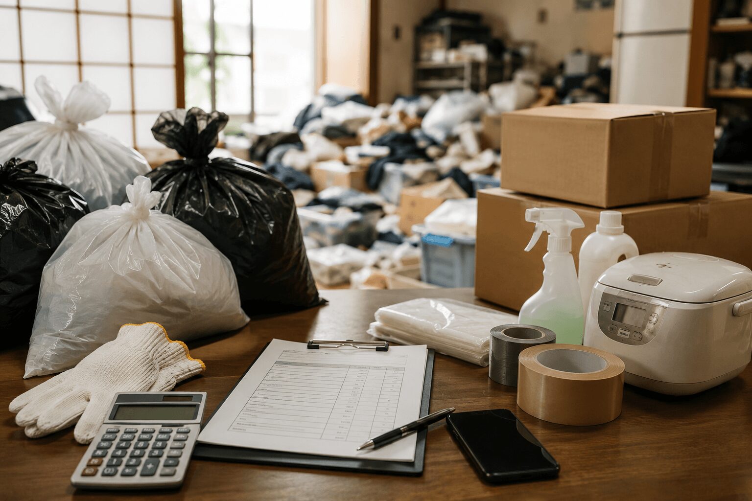 ゴミ屋敷片付け費用の内訳|何にいくらかかるのか