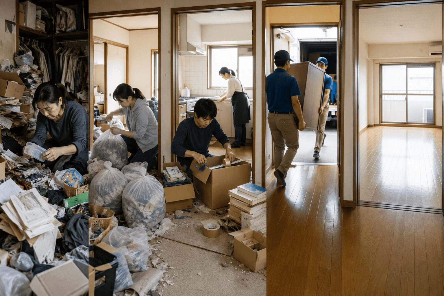 ゴミ屋敷から引越しする7つの手順