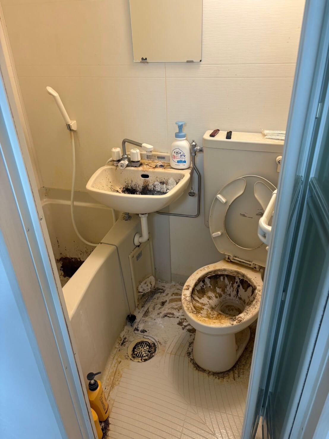 東京都板橋区でのトイレのハウスクリーニング前(A様)