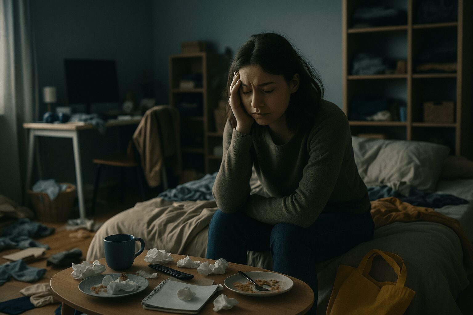 散らかった部屋で暮らし続けるとどうなる?