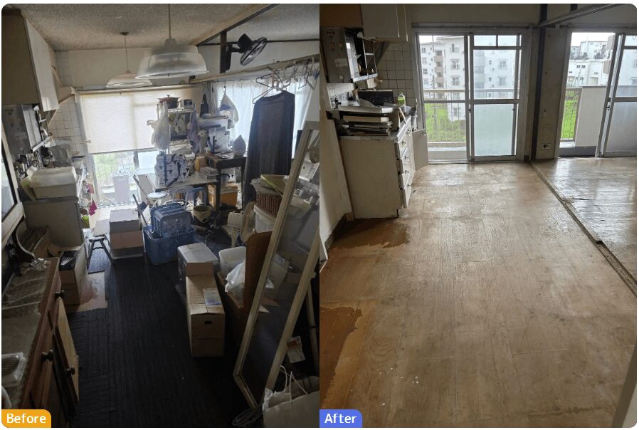 特殊清掃が必要だった事例