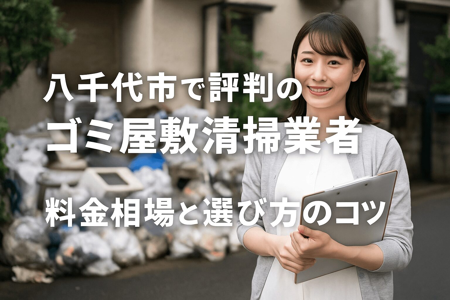八千代市で評判の良いゴミ屋敷清掃業者｜料金相場と選び方のコツ
