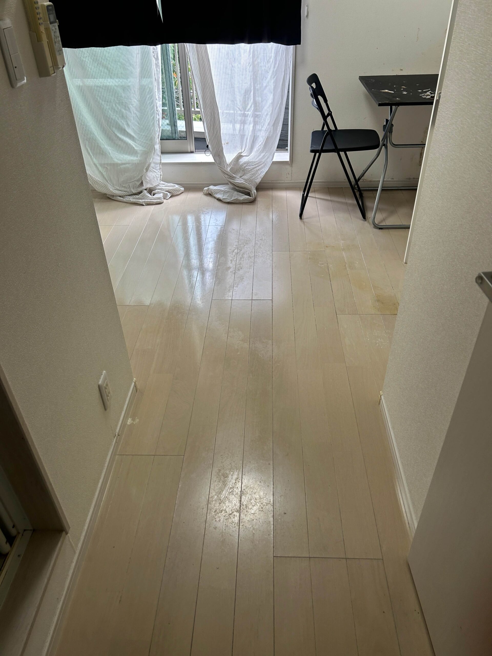 東京都葛飾区でのワンルームの汚部屋掃除後