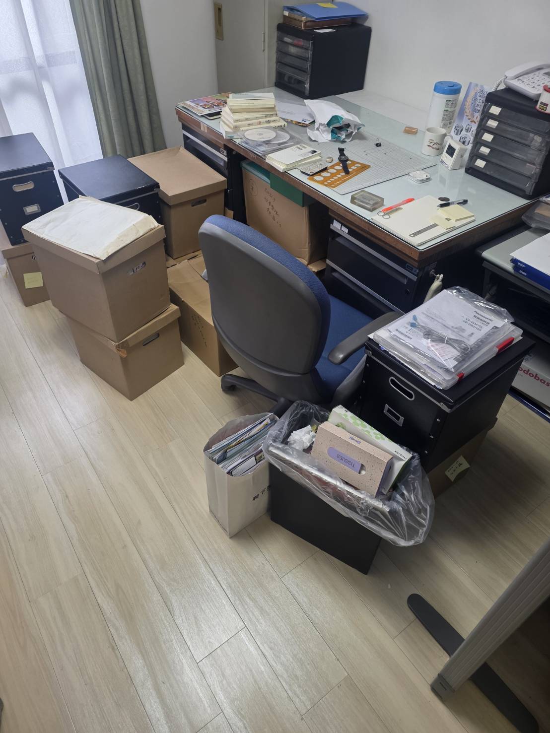 千葉県鎌ケ谷市での引っ越しに伴うオフィス用品の不用品回収前