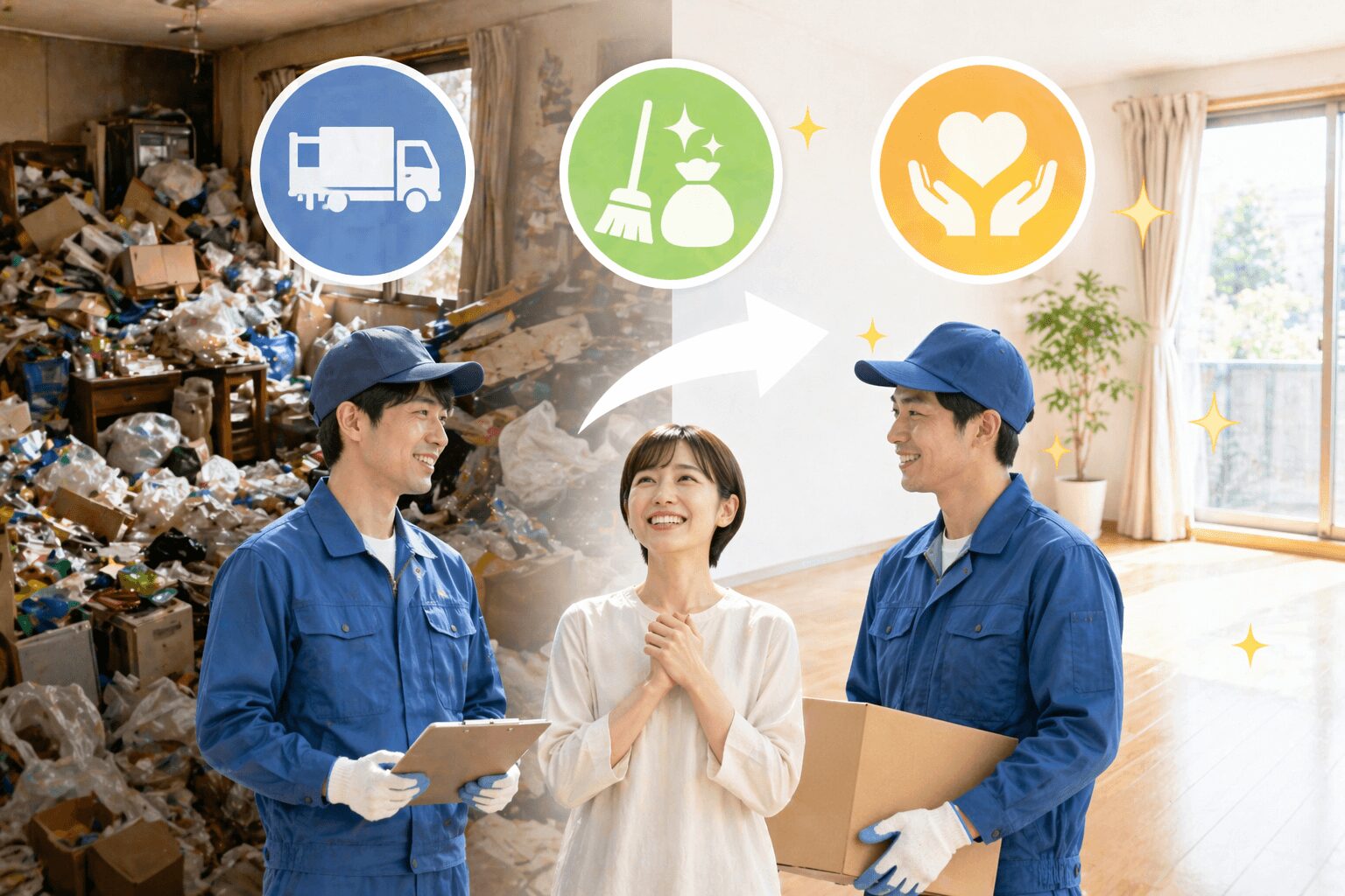 ゴミ屋敷の片付けをプロに任せるべき理由