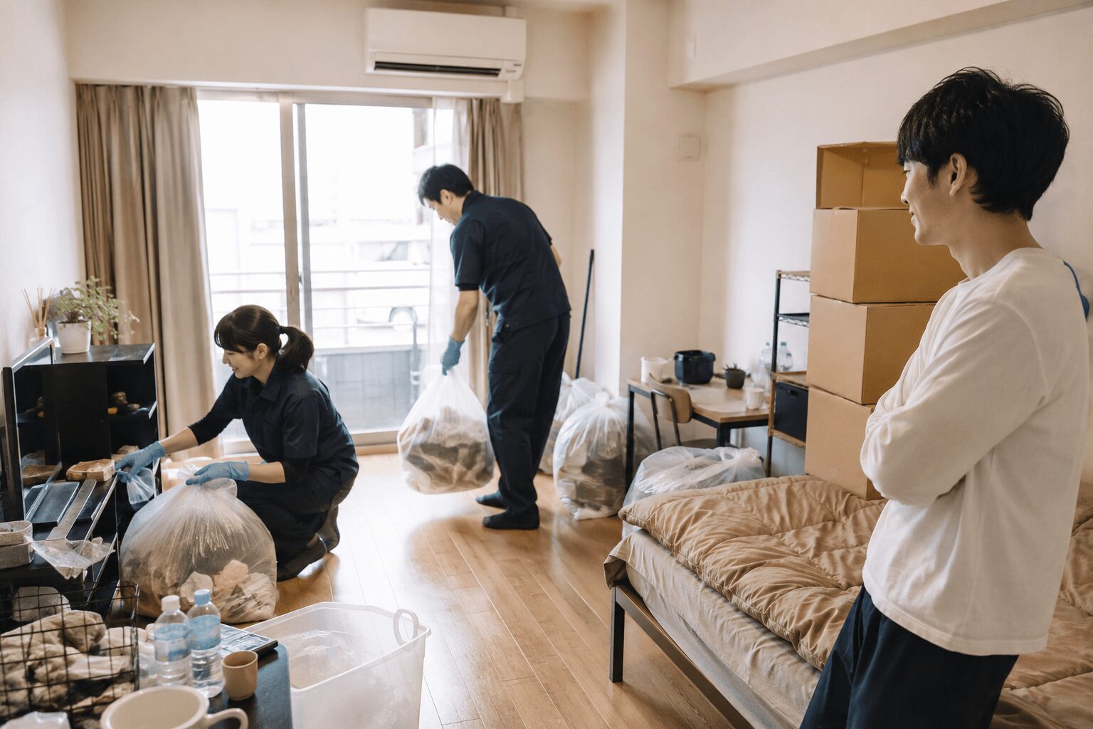 一人暮らしの汚部屋片付けを業者に依頼するメリット