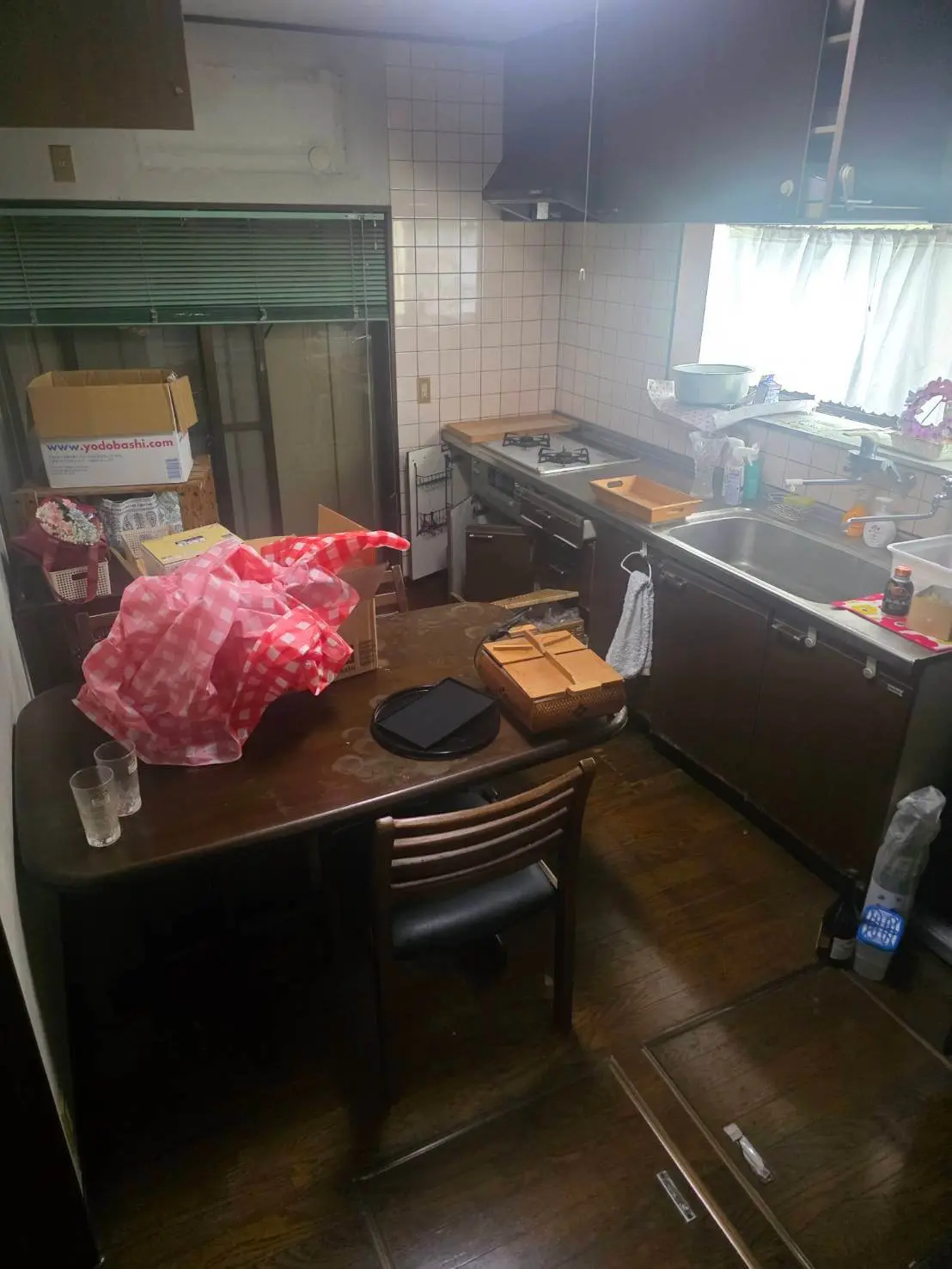 成田市A様のキッチンの生前整理・遺品整理前