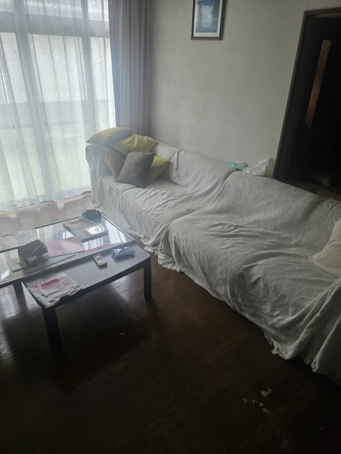 成田市A様の居間の生前整理・遺品整理前