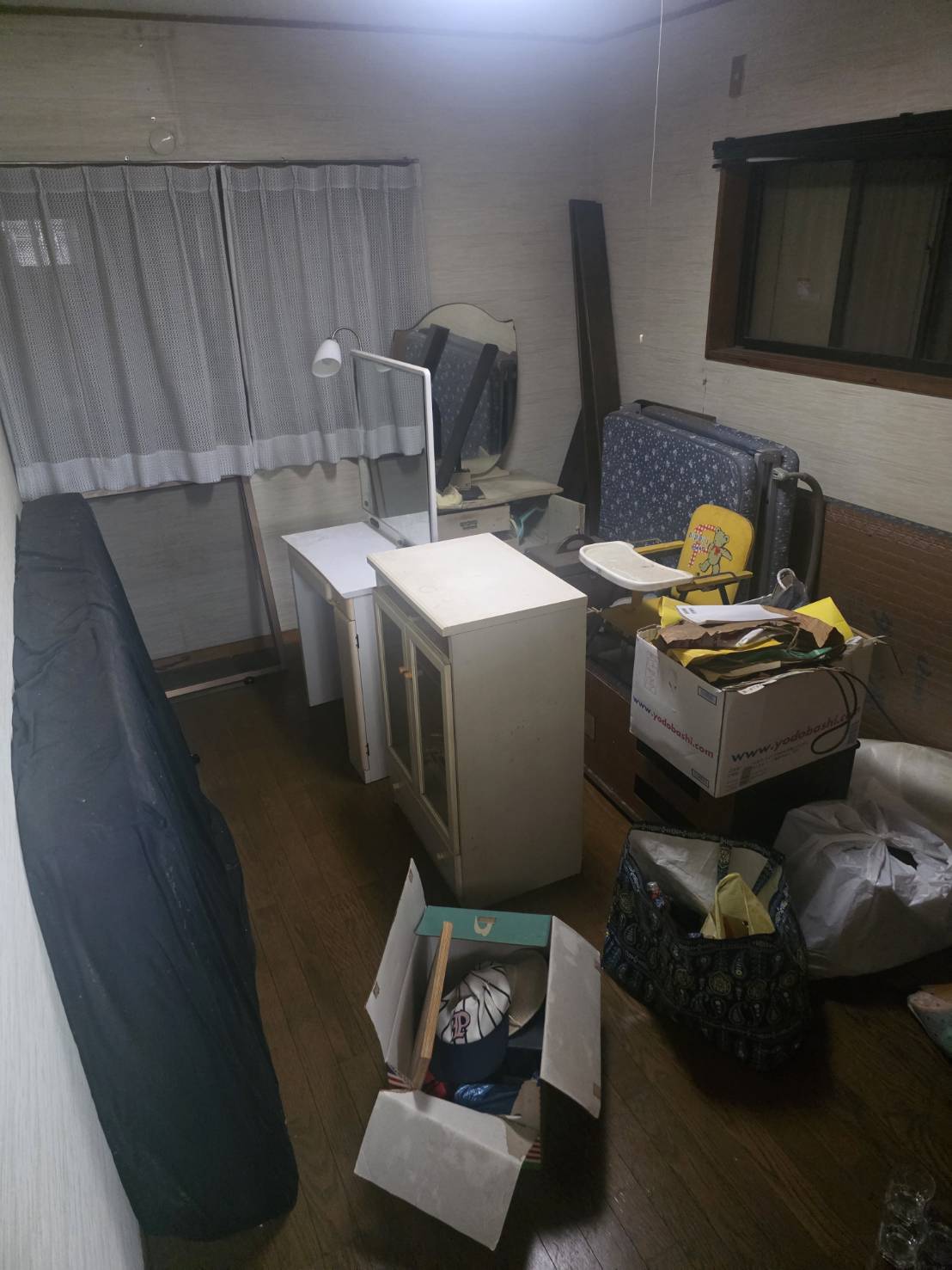 成田市A様の寝室の生前整理・遺品整理前